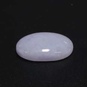 Jadeíta azul natural 12,67ct, corte oval, opaco