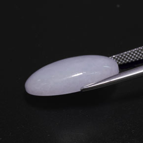 Jadeíta azul natural 12,67ct, corte oval, opaco