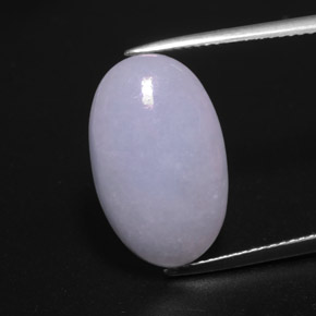 jadeita Lavanda Natural 10.69ct, Corte Oval, Opaco