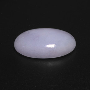 Jadeíta azul natural 10,85ct, corte oval, opaco