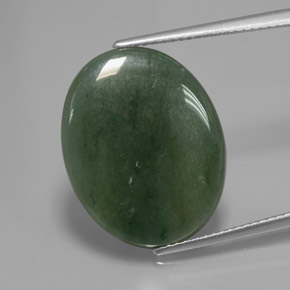 jadeita Verde Natural 9.83ct, Corte Oval, Translúcido