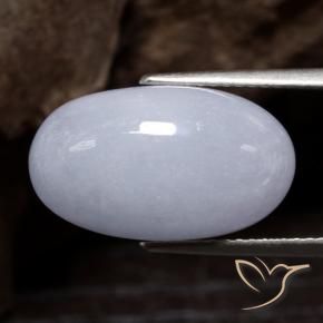 Jadeíta Violeta claro Natural 9.97ct, oval, Opaco