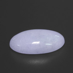 Jadeíta azul natural 12,12ct, corte oval, opaco