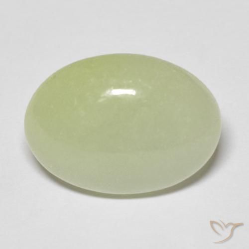 10.83ct Natural Verde oliva Jadeíta, oval, Translúcido