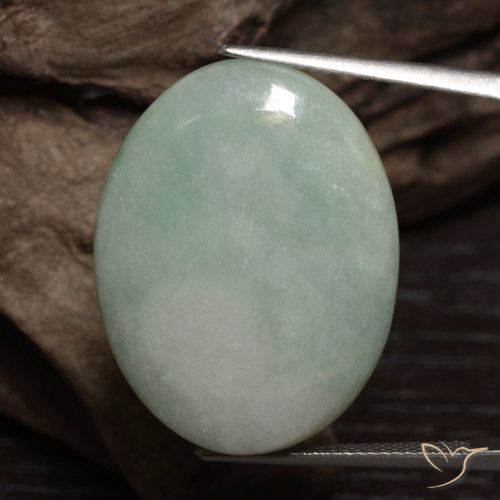 41.15ct Natural Verde médio Jadeíta, oval, Opaco