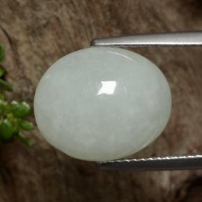 Jadeíta multicolorido natural 8,73ct, corte oval, translúcido