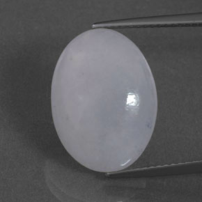 Jadeíta azul natural 11,27ct, corte oval, translúcido