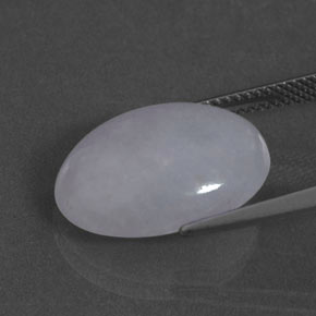 Jadeíta azul natural 11,27ct, corte oval, translúcido