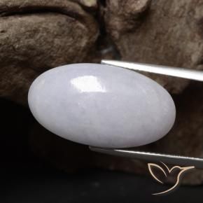 Jadeíta Cinza Natural 18.50ct, oval, Opaco
