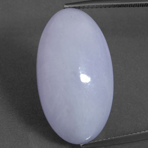 jadeita Lavanda Natural 28.23ct, Corte Oval, Opaco