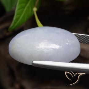 Jadeíta Violeta claro Natural 25.96ct, oval, Opaco