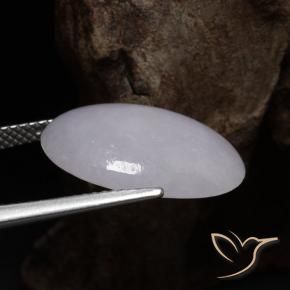 Jadeíta Cinza Natural 8.98ct, oval, Translúcido