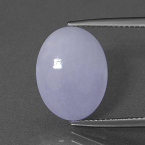jadeita Lavanda Natural 6.94ct, Corte Oval, Opaco