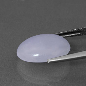 jadeita Lavanda Natural 6.94ct, Corte Oval, Opaco