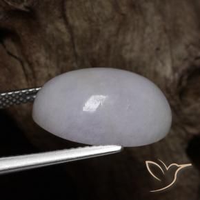Jadeíta Cinza Natural 14.15ct, oval, Opaco