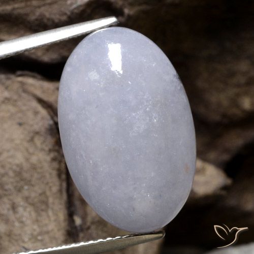 12.56ct Natural Cinza Jadeíta, oval, Translúcido