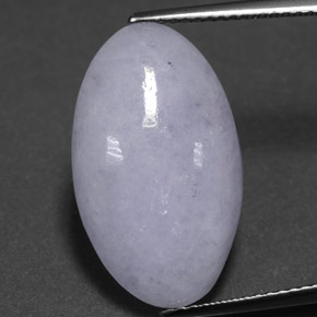 jadeita Lavanda Natural 10.43ct, Corte Oval, Opaco