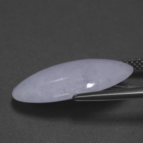 jadeita Lavanda Natural 10.43ct, Corte Oval, Opaco