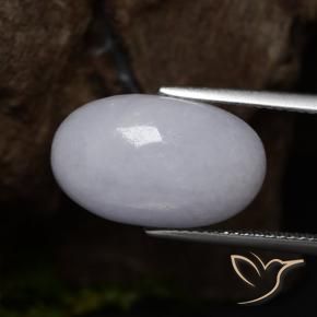 Jadeíta Cinza Natural 12.39ct, oval, Opaco