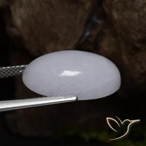 Jadeíta Cinza Natural 12.39ct, oval, Opaco