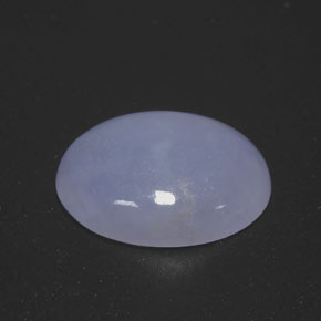 Jadeíta azul natural 10,61ct, corte oval, opaco