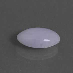 Jadeíta azul natural 5,85ct, corte oval, opaco