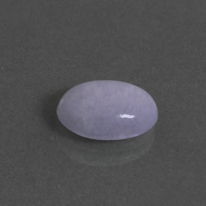 Jadeíta azul natural 2,33ct, corte oval, opaco