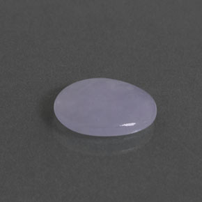 Jadeíta azul natural 2,17ct, corte oval, translúcido