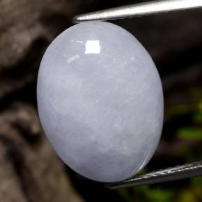 Jadeíta violeta natural 8,63ct, corte oval, opaco