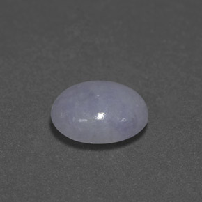 jadeita Lavanda Natural 2.84ct, Corte Oval, Opaco