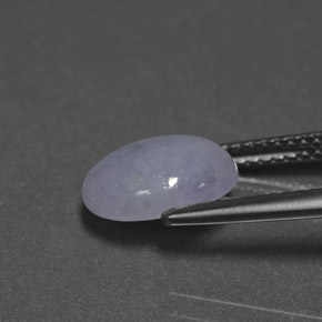 jadeita Lavanda Natural 2.84ct, Corte Oval, Opaco