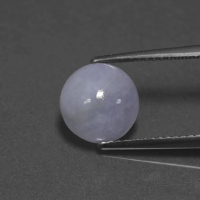 jadeita Lavanda Natural 3.06ct, Corte Redondo, Opaco