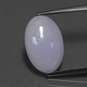 jadeita Lavanda Natural 3.51ct, Corte Oval, Opaco
