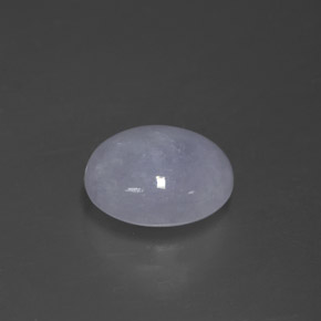 Jadeíta azul natural 2,76ct, corte oval, opaco
