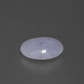 Jadeíta azul natural 1,99ct, corte oval, opaco