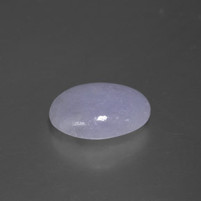 Jadeíta azul natural 2,07ct, corte oval, opaco