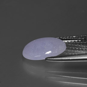 Jadeíta azul natural 2,07ct, corte oval, opaco