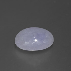 Jadeíta azul natural 3,28ct, corte oval, opaco