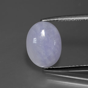 jadeita Lavanda Natural 2.25ct, Corte Oval, Opaco