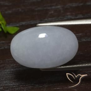 Jadeíta cinza médio Natural 13.83ct, oval, Translúcido