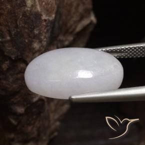 Jadeíta Cinza Natural 15.67ct, oval, Opaco