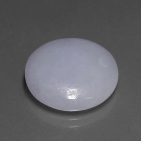 Jadeíta azul natural 13,72ct, corte redondo, translúcido