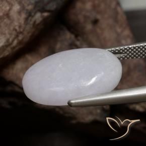 Jadeíta cinza médio Natural 12.78ct, oval, Opaco