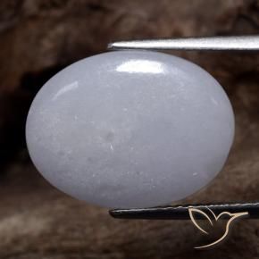 Jadeíta Cinza Natural 9.68ct, oval, Translúcido
