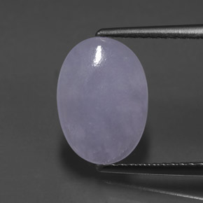 Jadeíta azul natural 2,17ct, corte oval, transparente