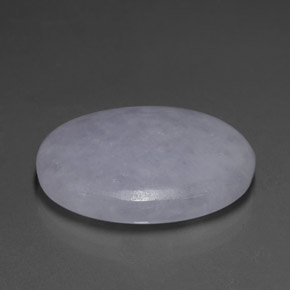 Jadeíta azul natural 20,64ct, corte oval, translúcido