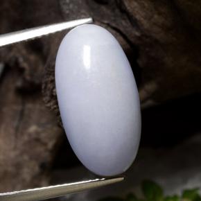 Jadeíta violeta natural 12,42ct, corte oval, translúcido