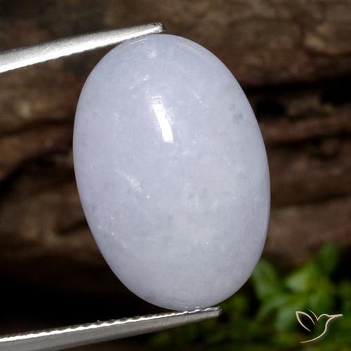 jadeita Violeta claro Natural 13.06ct, Corte Oval, Translúcido