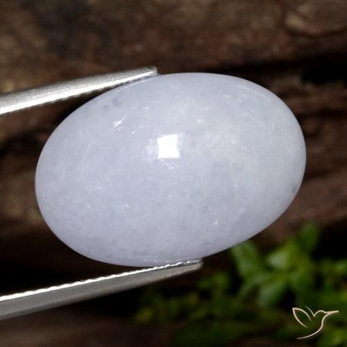 jadeita Violeta claro Natural 13.06ct, Corte Oval, Translúcido