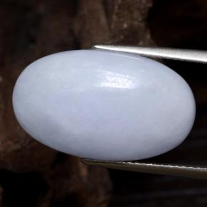 Jadeíta violeta natural 14,33ct, corte oval, opaco